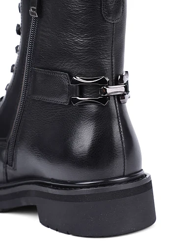 Жіночі черевики Attizzare шкіряні чорні - фото 5 - Miraton