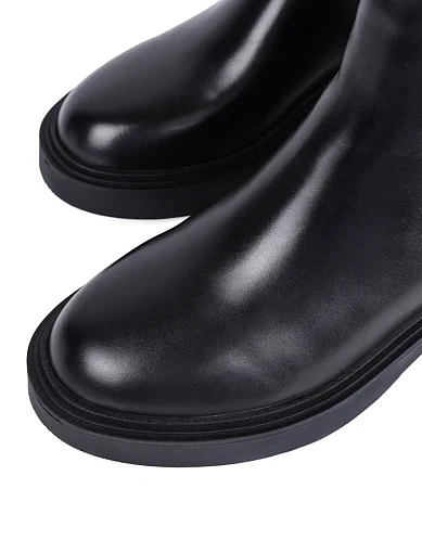 Жіночі черевики Attizzare шкіряні чорні - фото 5 - Miraton