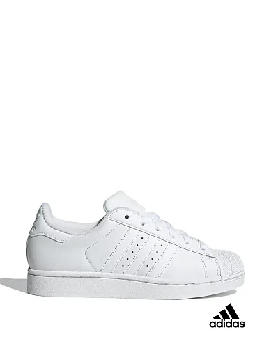 Жіночі кеди Adidas Superstar II шкіряні білі фото 1