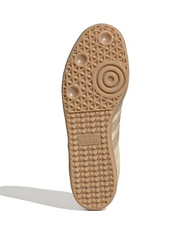 Жіночі кеди Adidas Samba шкіряні бежеві - фото 6 - Miraton