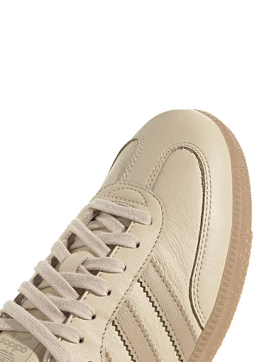 Жіночі кеди Adidas Samba шкіряні бежеві - фото 7 - Miraton