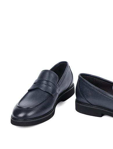 Чоловічі туфлі Miguel Miratez шкіряні сині (MU042A-65-G12) - фото 2 - Miraton