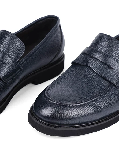 Чоловічі туфлі Miguel Miratez шкіряні сині (MU042A-65-G12) - фото 5 - Miraton