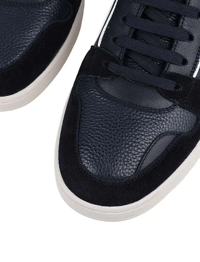 Чоловічі кеди MIRATON шкіряні сині (M018A-03-G12/Mu1/A9/D02) - фото 5 - Miraton