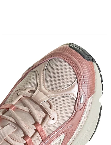 Жіночі кросівки Adidas OZMILLEN з екошкіри рожеві - фото 8 - Miraton