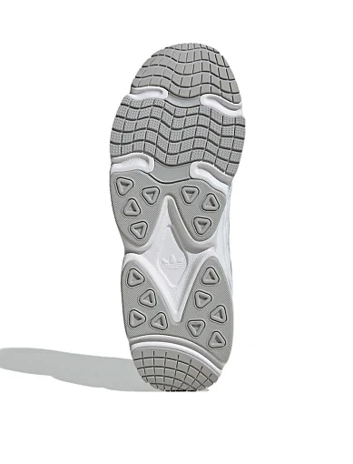 Женские кроссовки Adidas OZMILLEN из экокожи белые - фото 6 - Miraton