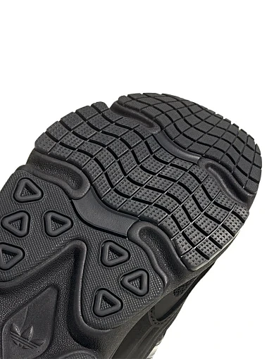 Жіночі кросівки Adidas OZMILLEN з екошкіри чорні - фото 8 - Miraton