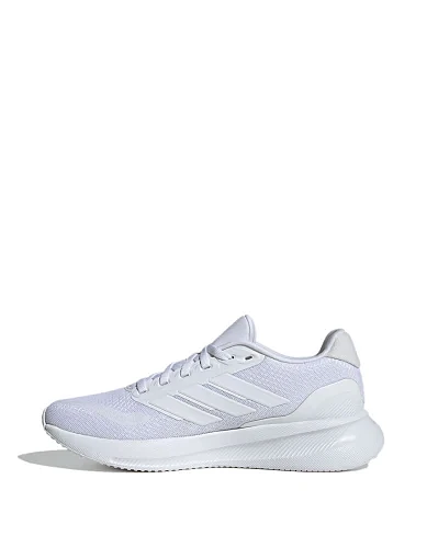 Женские кроссовки Adidas Runfalcon 5 тканевые белые - фото 2 - Miraton