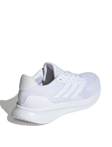 Женские кроссовки Adidas Runfalcon 5 тканевые белые - фото 4 - Miraton