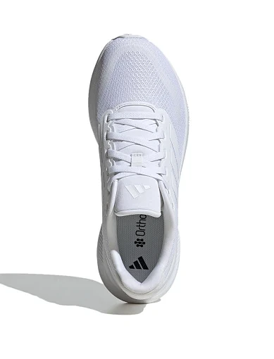 Женские кроссовки Adidas Runfalcon 5 тканевые белые - фото 5 - Miraton