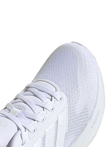 Женские кроссовки Adidas Runfalcon 5 тканевые белые - фото 7 - Miraton