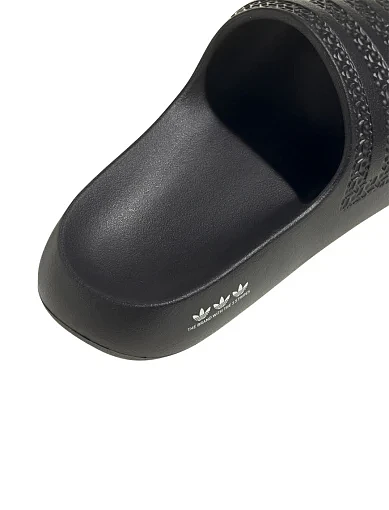 Жіночі шльопанці Adidas Adilette Ayoon гумові чорні - фото 8 - Miraton