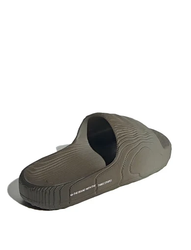 Жіночі шльопанці Adidas Adilette 22 гумові сірі - фото 4 - Miraton
