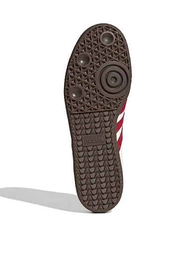 Чоловічі кеди Adidas Samba шкіряні білі (IH4881) - фото 6 - Miraton