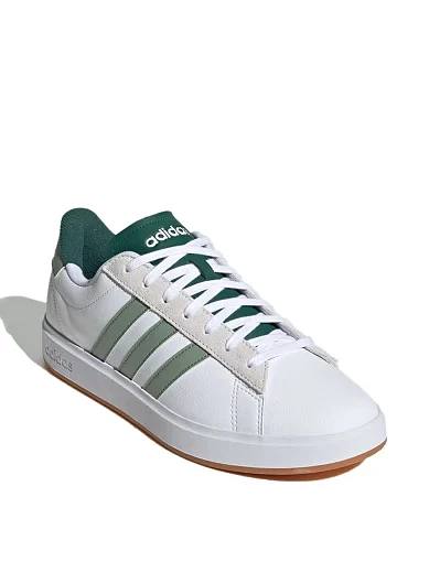 Чоловічі кеди Adidas Grand Court 20 із штучної шкіри білі (JH8690) - фото 3 - Miraton