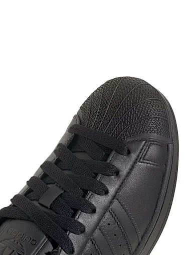 Чоловічі кеди Adidas Superstar II шкіряні чорні (JI0081) - фото 8 - Miraton