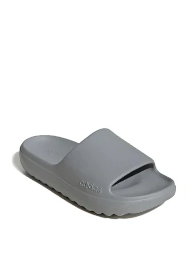 Мужские шлепанцы Adidas Adilette Lumia резиновые серые - фото 2 - Miraton