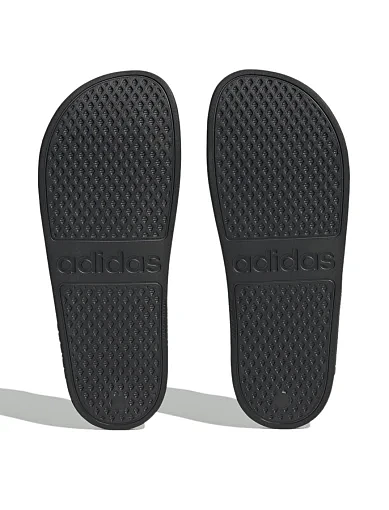 Мужские шлепанцы Adidas Adilette Aqua резиновые черные - фото 6 - Miraton