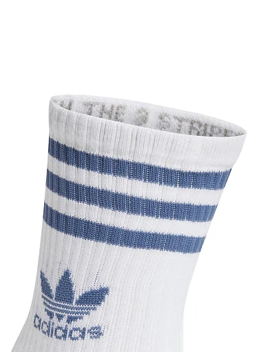 Високі шкарпетки Adidas тканинні білі - фото 3 - Miraton