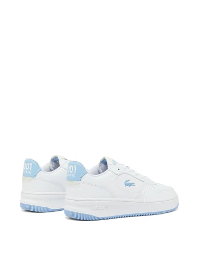 Жіночі кеди Lacoste шкіряні білі - фото 3 - Miraton