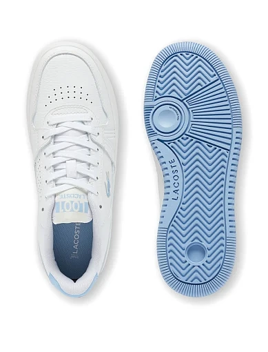 Жіночі кеди Lacoste шкіряні білі - фото 4 - Miraton