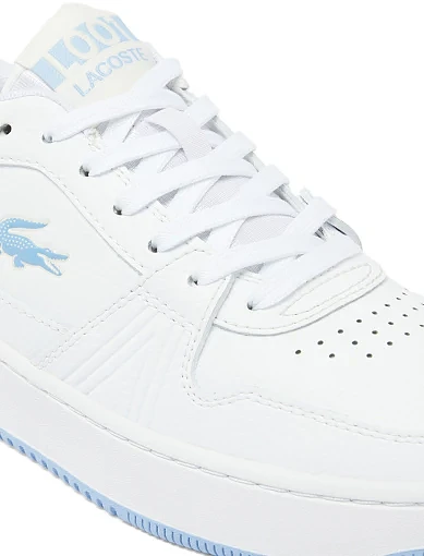 Жіночі кеди Lacoste шкіряні білі - фото 6 - Miraton