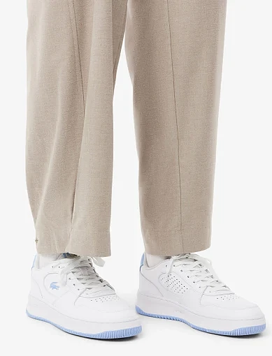 Жіночі кеди Lacoste шкіряні білі - фото 7 - Miraton