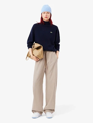 Жіночі кеди Lacoste шкіряні білі - фото 8 - Miraton