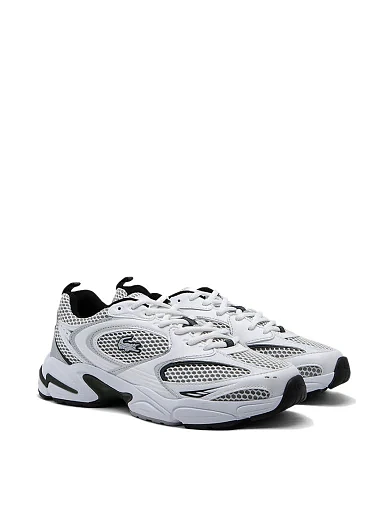 Жіночі кросівки Lacoste велюрові білі - фото 2 - Miraton