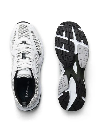 Жіночі кросівки Lacoste велюрові білі - фото 4 - Miraton