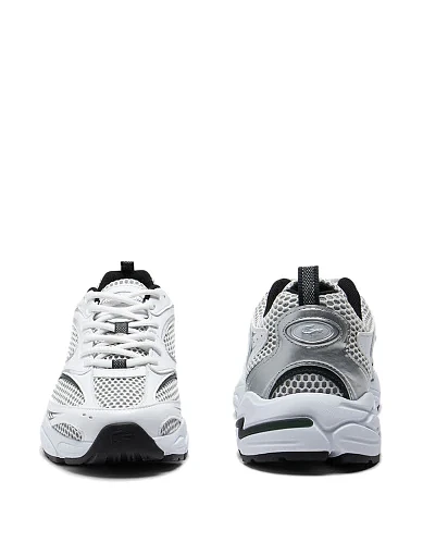 Жіночі кросівки Lacoste велюрові білі - фото 5 - Miraton