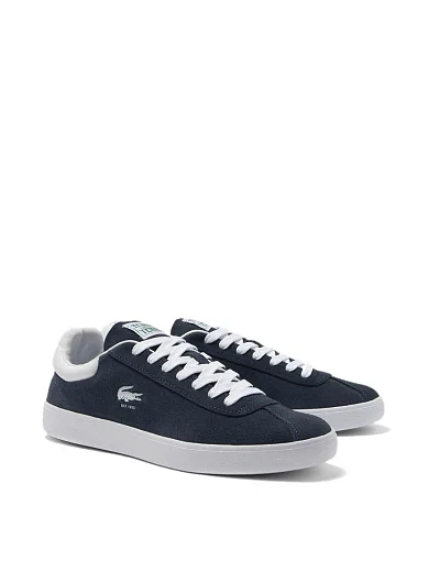 Чоловічі кеди Lacoste велюрові сині (46SMA0065092) - фото 2 - Miraton