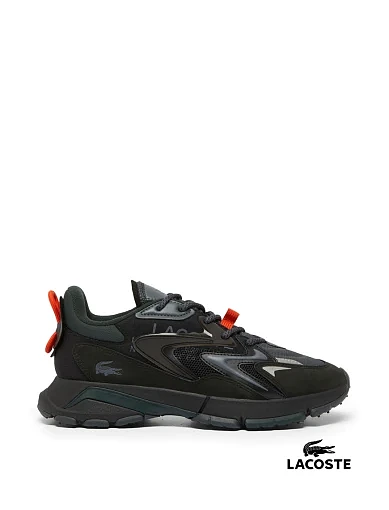Чоловічі кросівки Lacoste L003 Neo Trainers чорні велюрові фото 1