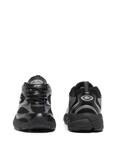 Чоловічі кросівки Lacoste велюрові чорні (49SMA002002H) - фото 5 - Miraton