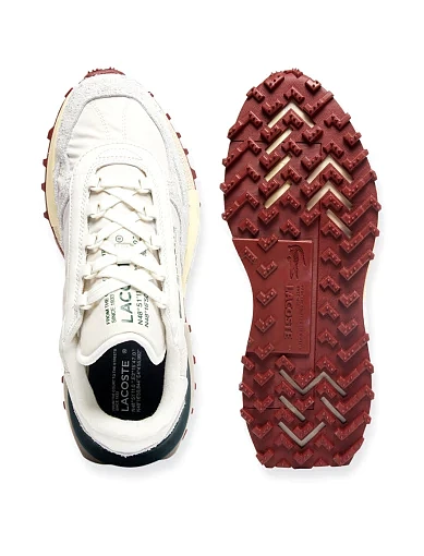 Чоловічі кросівки Lacoste велюрові білі (49SMA00021Y5) - фото 4 - Miraton