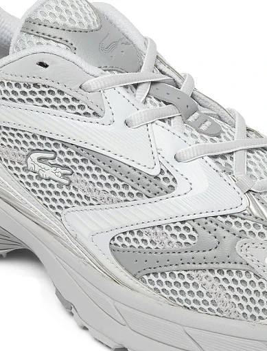 Чоловічі кросівки Lacoste L003 Neo шкіряні сірі (49SMA000608C) - фото 6 - Miraton