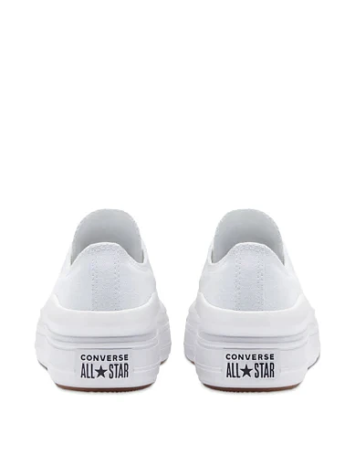 Жіночі кеди Converse тканинні білі - фото 5 - Miraton