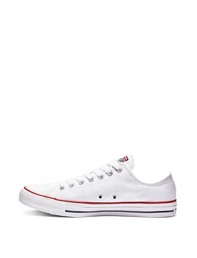 Жіночі кеди Converse Chuck Taylor All Star тканинні білі - фото 2 - Miraton