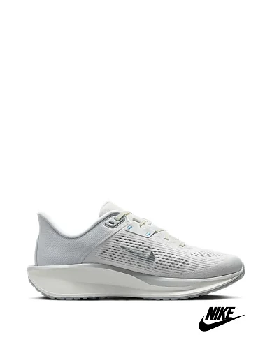 Жіночі кросівки раннери Nike QUEST 6 тканинні сірі фото 1