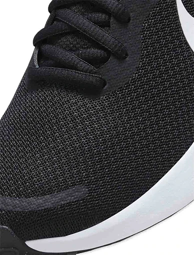 Жіночі кросівки Nike Revolution 7 тканинні чорні - фото 5 - Miraton