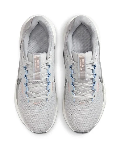 Жіночі кросівки раннери Nike DOWNSHIFTER 13 тканинні сірі - фото 5 - Miraton