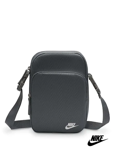 Чоловіча сумка месенджер Nike тканинна сіра (DB0456-084) фото 1