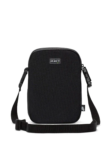 Чоловіча сумка месенджер Nike тканинна чорна (HJ8329-010) - фото 3 - Miraton