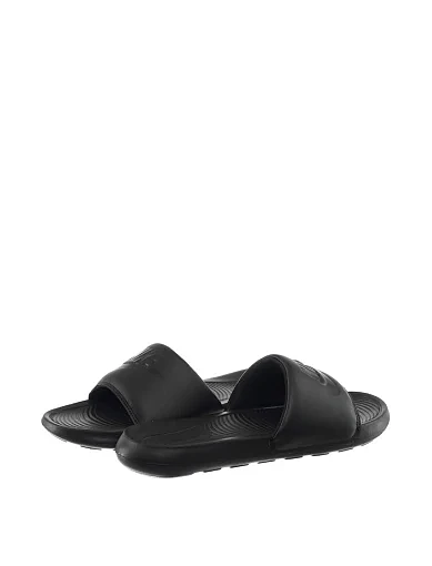 Мужские шлепанцы Nike VICTORI ONE резиновые черные - фото 2 - Miraton