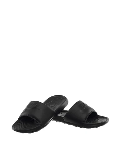 Мужские шлепанцы Nike VICTORI ONE резиновые черные - фото 3 - Miraton