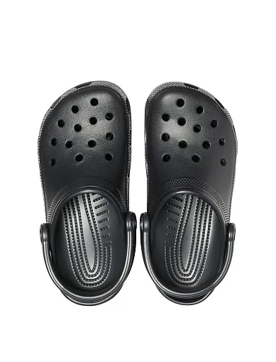 Жіночі крокси Crocs гумові чорні жіночі - фото 5 - Miraton