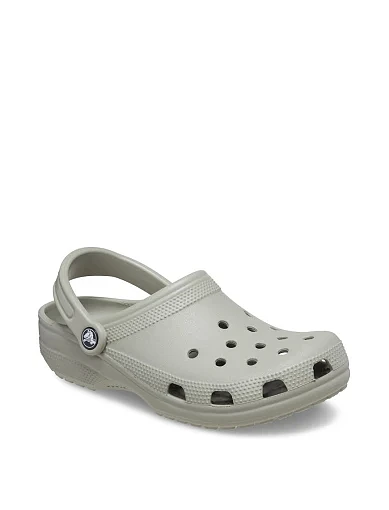 Мужские кроксы Crocs резиновые серые - фото 2 - Miraton