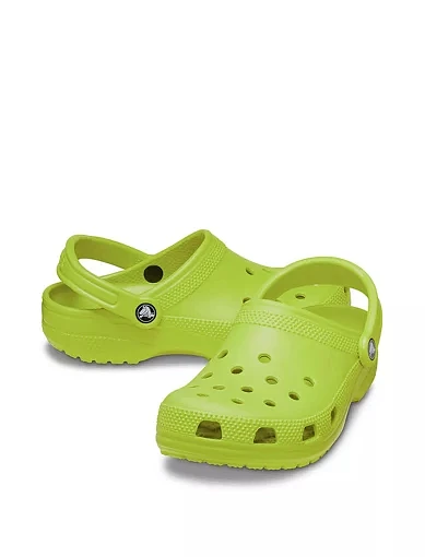 Мужские кроксы Crocs резиновые салатовые - фото 3 - Miraton