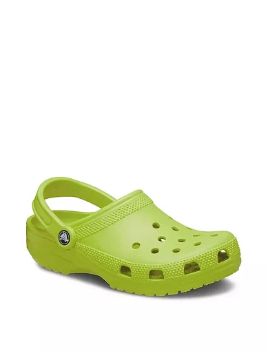 Мужские кроксы Crocs резиновые салатовые - фото 4 - Miraton