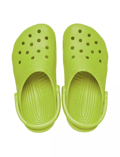 Мужские кроксы Crocs резиновые салатовые - фото 5 - Miraton